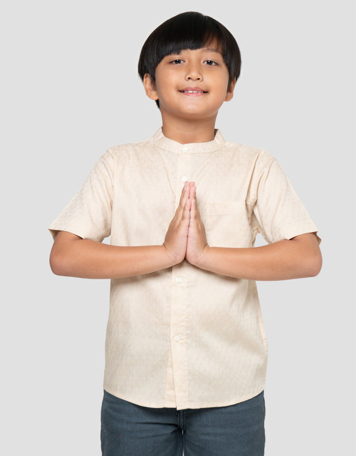 Little M Dobby Tex Kemeja Koko Anak Laki-Laki
