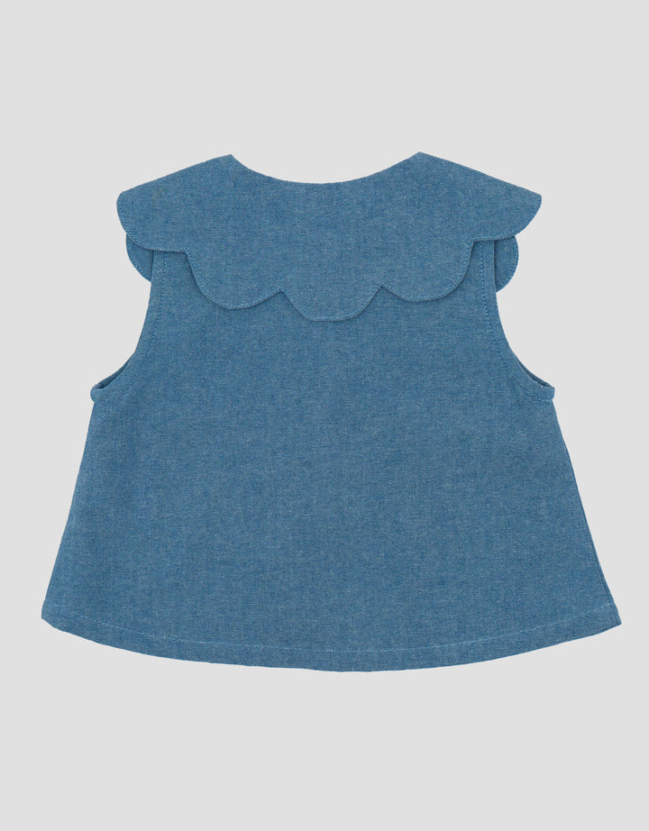 Little M Chembrey Blouse Bayi