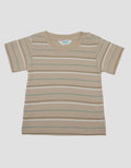 Little M Stripe Colorful  Print Kaos Bayi
