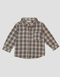 Little M Yarndyed Kemeja Flanel Bayi