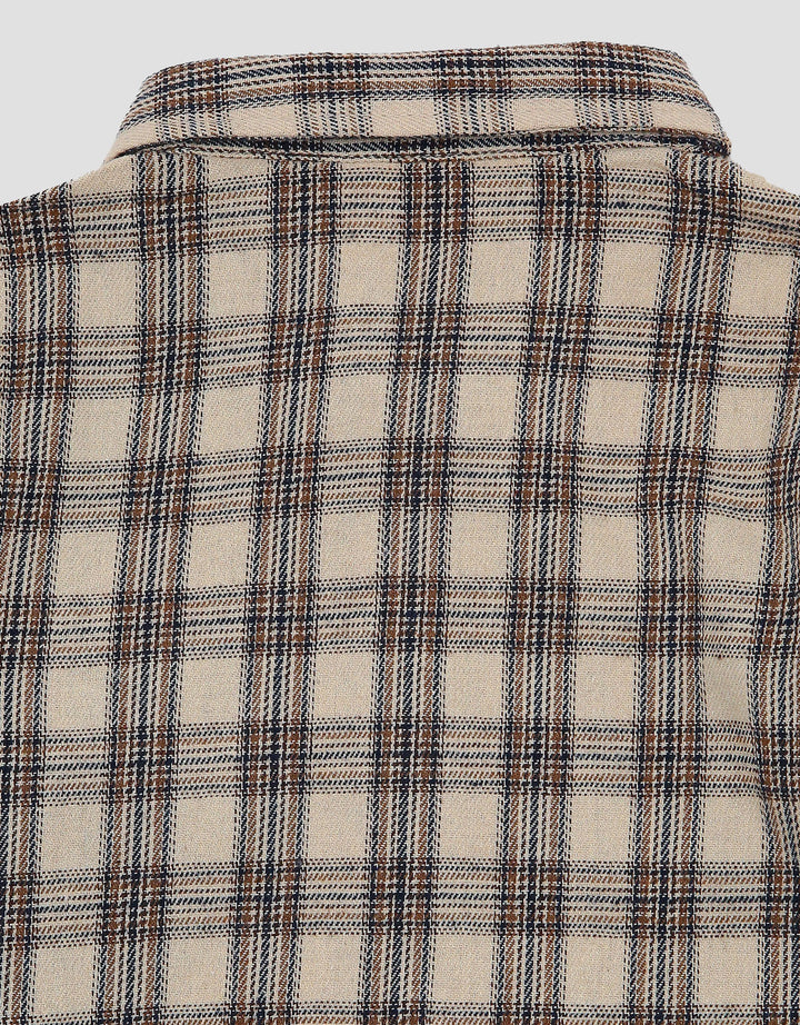 Little M Yarndyed Kemeja Flanel Bayi