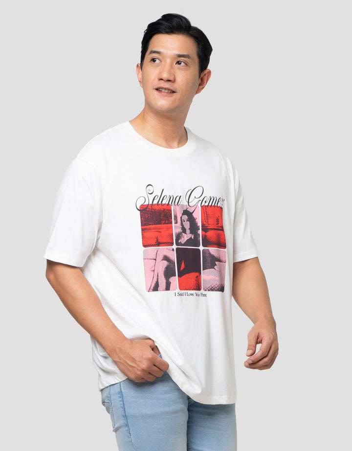 Aos Theme Rockstar Universal Music Selena Gomez Love Kaos Pria