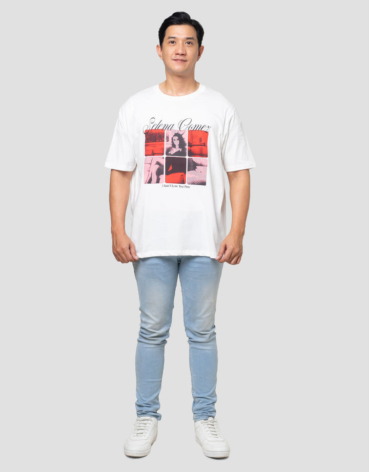 Aos Theme Rockstar Universal Music Selena Gomez Love Kaos Pria