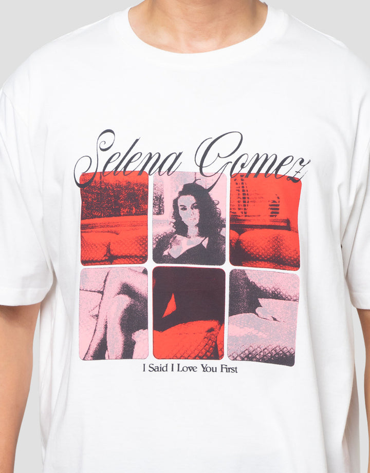 Aos Theme Rockstar Universal Music Selena Gomez Love Kaos Pria