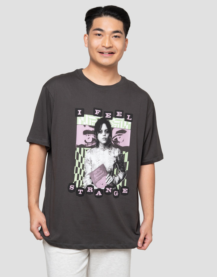 Aos Theme Rockstar Warner Bros Bettle Juice Kaos Oversize Pria