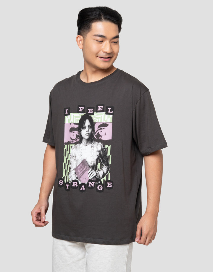 Aos Theme Rockstar Warner Bros Bettle Juice Kaos Oversize Pria