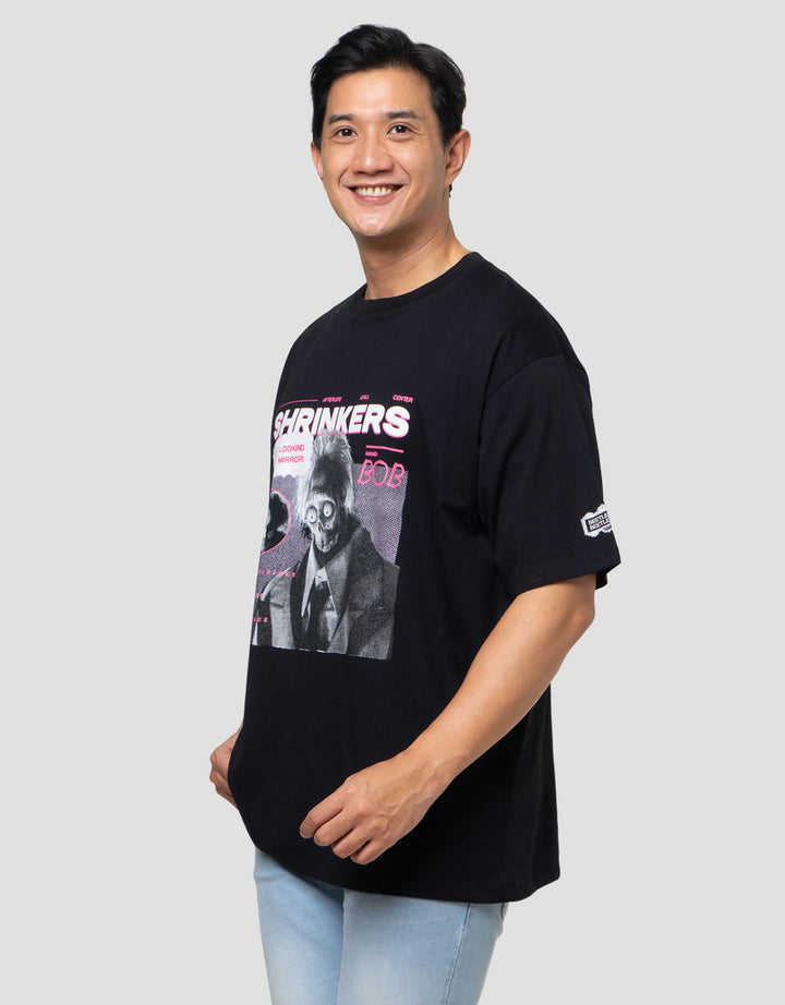 Aos Theme Rockstar Warner Bros Bettle Juice Kaos Oversize Pria