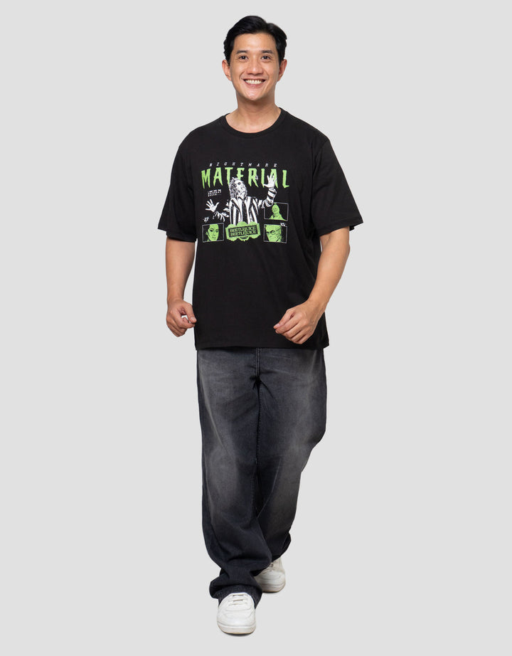 Aos Theme Rockstar Warner Bros Bettle Juice Kaos Pria