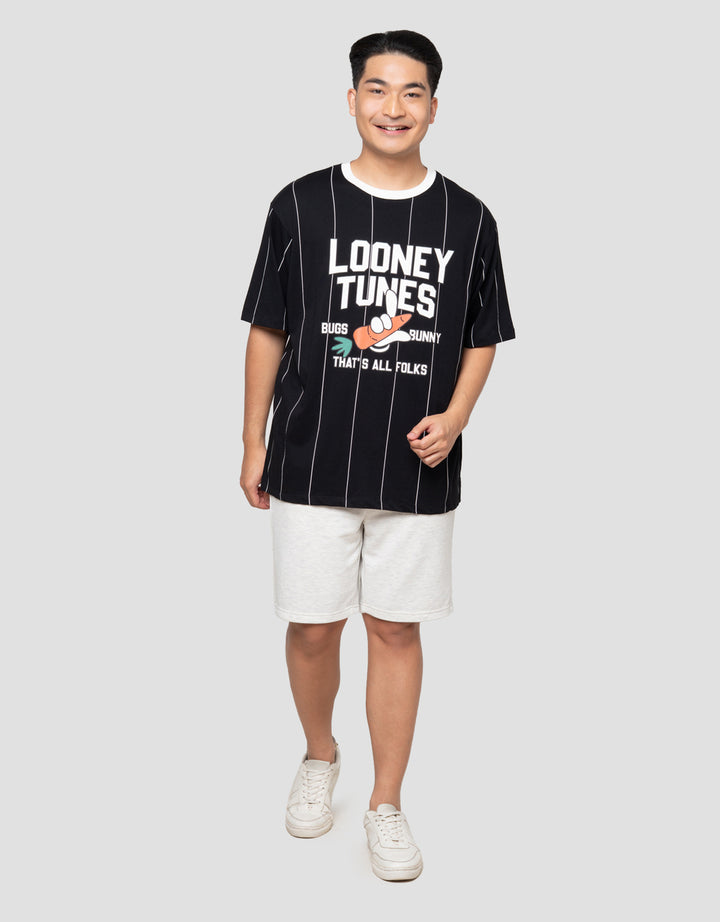 Aos Theme The Jocks Warner Bros Looney Tunes Stripes Kaos Oversize Pria