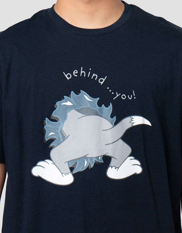 Aos Theme Rockstar Warner Bros Tom And Jerry Behind You Kaos Pria