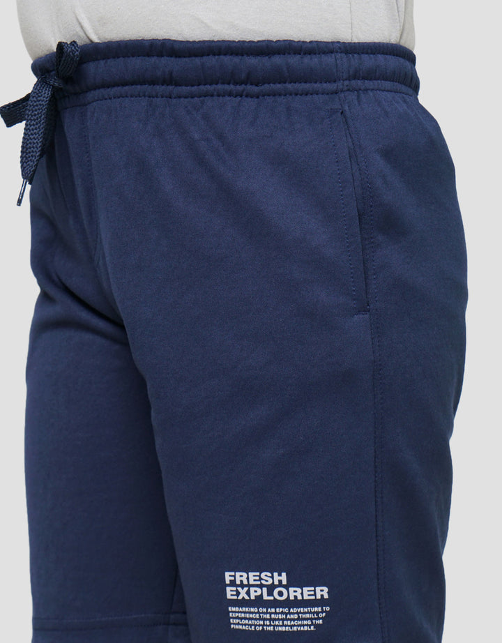 Little M Scuba Cut Sewn Celana Pendek Anak Laki-Laki