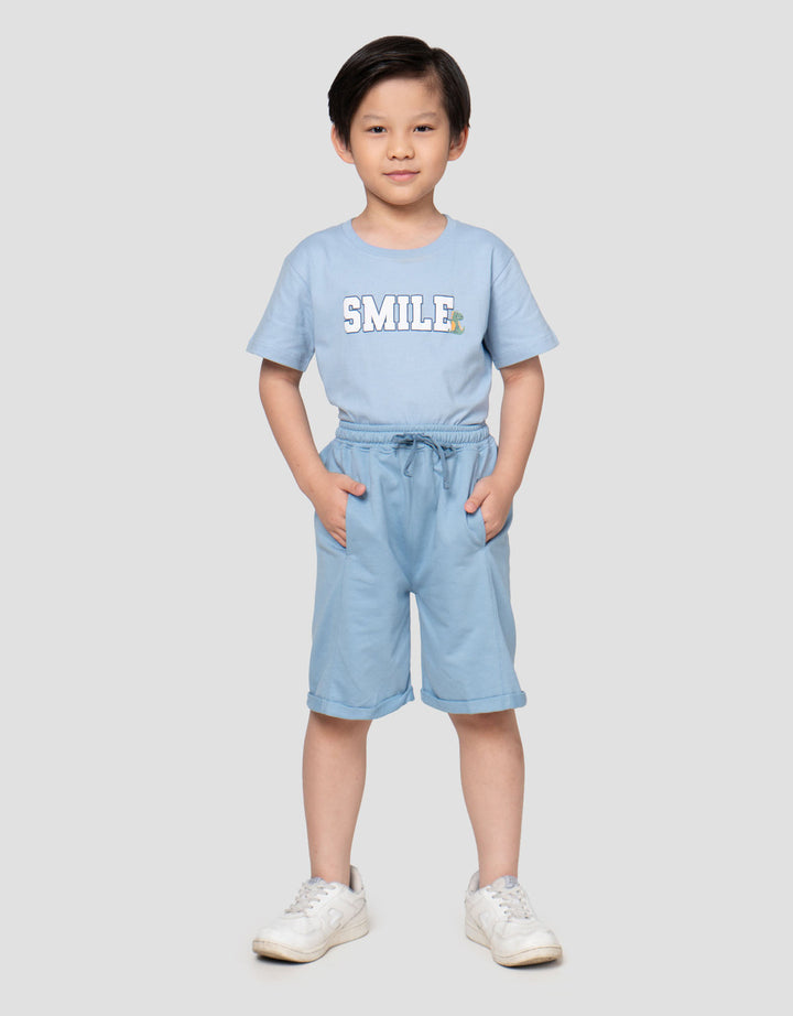 Little M Terry Ktg Cur Sewn Celana Pendek Anak Laki-laki