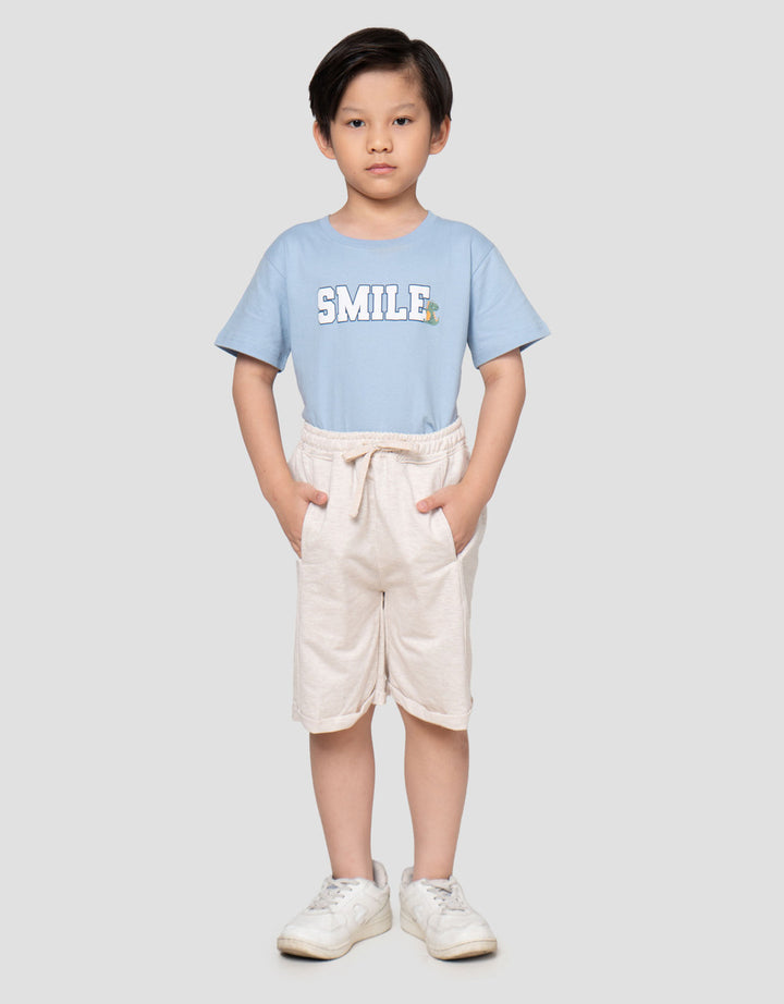 Little M Terry Ktg Cur Sewn Celana Pendek Anak Laki-laki
