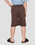 Little M Terry Ktg Cur Sewn Celana Pendek Anak Laki-laki