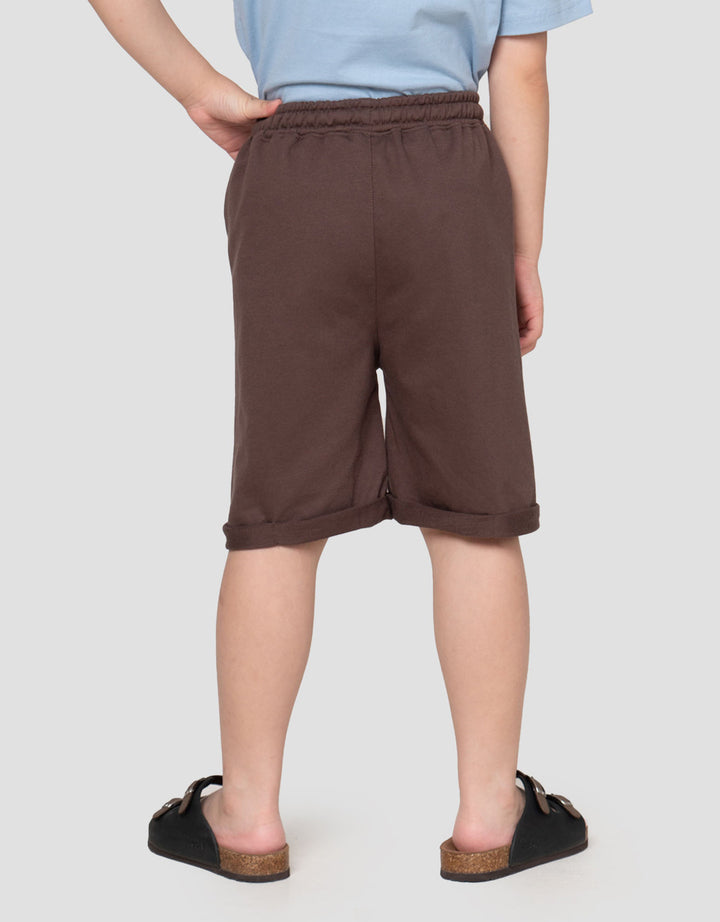 Little M Terry Ktg Cur Sewn Celana Pendek Anak Laki-laki