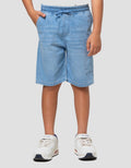 Little M Ktg 1 Samping Celana Pendek Denim Anak Laki-laki
