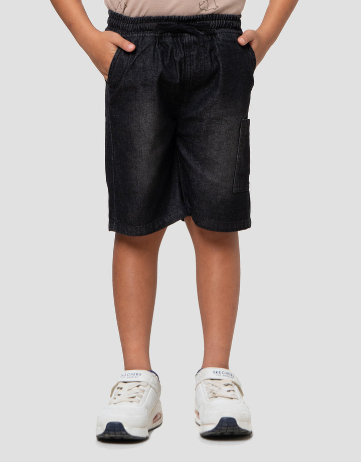 Little M Ktg 1 Samping Celana Pendek Denim Anak Laki-laki