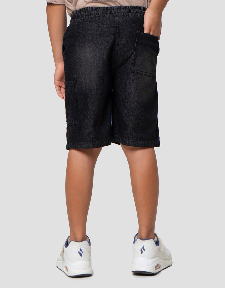 Little M Ktg 1 Samping Celana Pendek Denim Anak Laki-laki