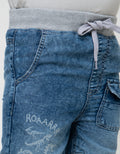 Little M Roarr Celana Pendek Denim Anak Laki-laki