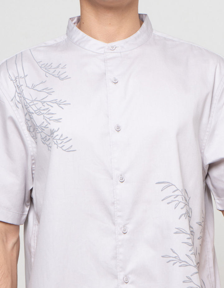 Suko Print Casual Kemeja Lengan Pendek Pria