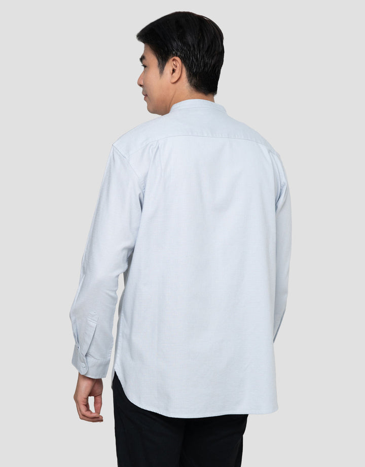 Suko Kerah Tegak Embroidery Kemeja Koko Pria