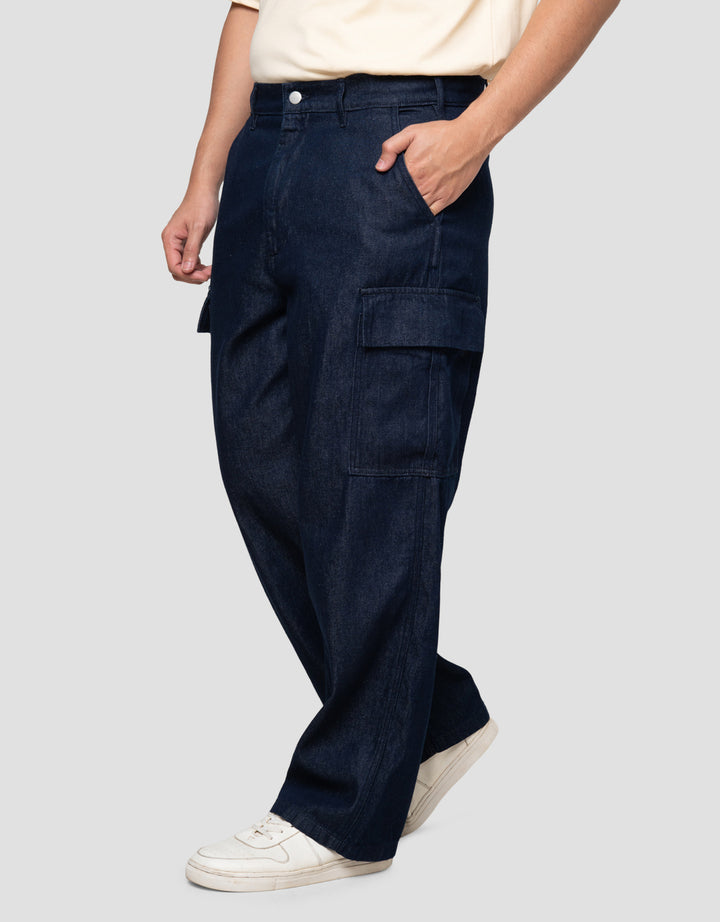 Suko Celana Kargo Denim Pria