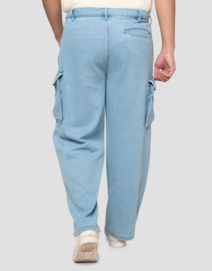 Suko Celana Kargo Denim Pria