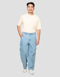 Suko Celana Kargo Denim Pria