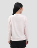 Suko Fleece Kerah Bulat Lengan Panjang Kaos Wanita