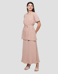 Connexion Pleated Airflow Dress With Inner Maxi Dress Wanita