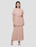 Connexion Pleated Airflow Dress With Inner Maxi Dress Wanita