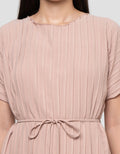 Connexion Pleated Airflow Dress With Inner Maxi Dress Wanita