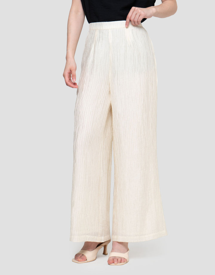 Connexion Crinkle Straight Celana Panjang Wanita