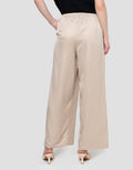 Connexion Sateen Twill Straight Trouser With Stopper Celana Wanita
