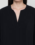 Connexion V Neck Flap Drytech Blouse Lengan Panjang Wanita