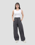 Suko Barrel Jersey Loose Fit Celana Wanita