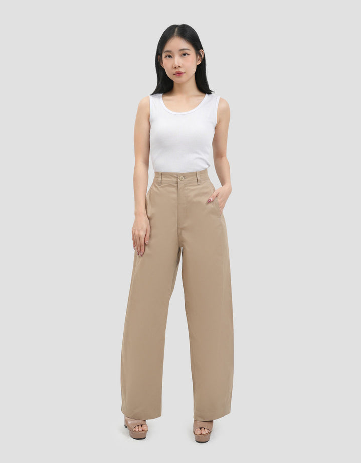 Suko Barrel Jersey Loose Fit Celana Wanita