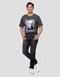 Nevada Basic Slim Fit Crinkle Celana Denim Pria