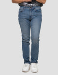 Nevada Basic Slim Fit Crinkle Celana Denim Pria