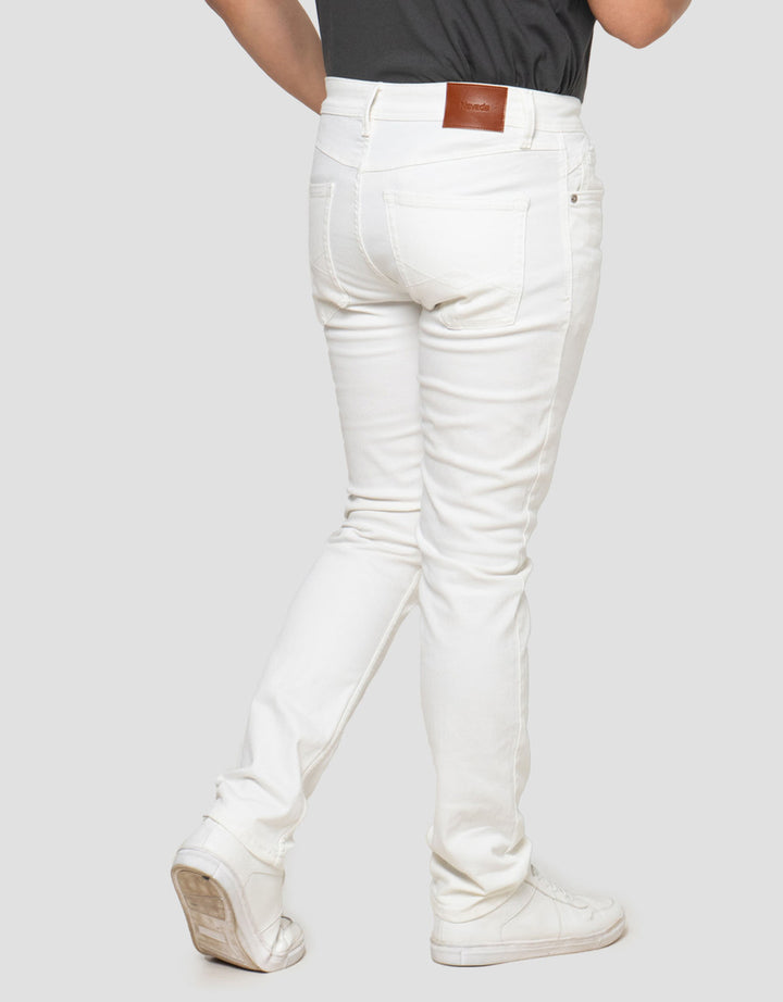 Nevada Basic Slim Fit Crinkle Celana Denim Pria