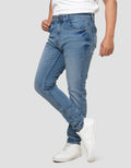 Nevada Tapered Fit Spray Tag Celana Denim Pria