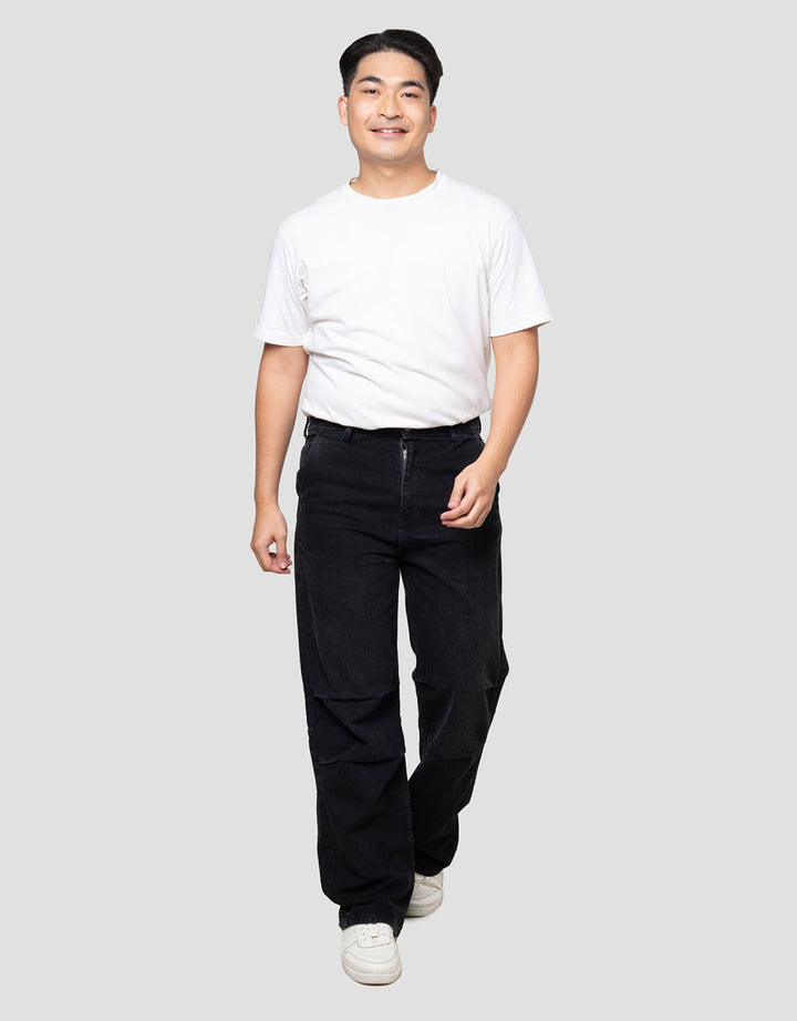 Nevada Multi Dart Baggy Fit Celana Denim Pria