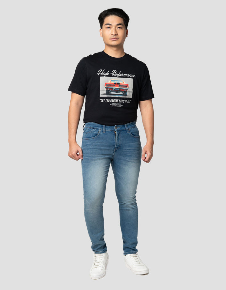 Nevada Terry Slim Fit Celana Denim Pria