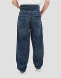 Nevada Barrel Fit Washed Celana Denim Pria