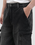 Nevada Skater Cargo Celana Pendek Denim Pria