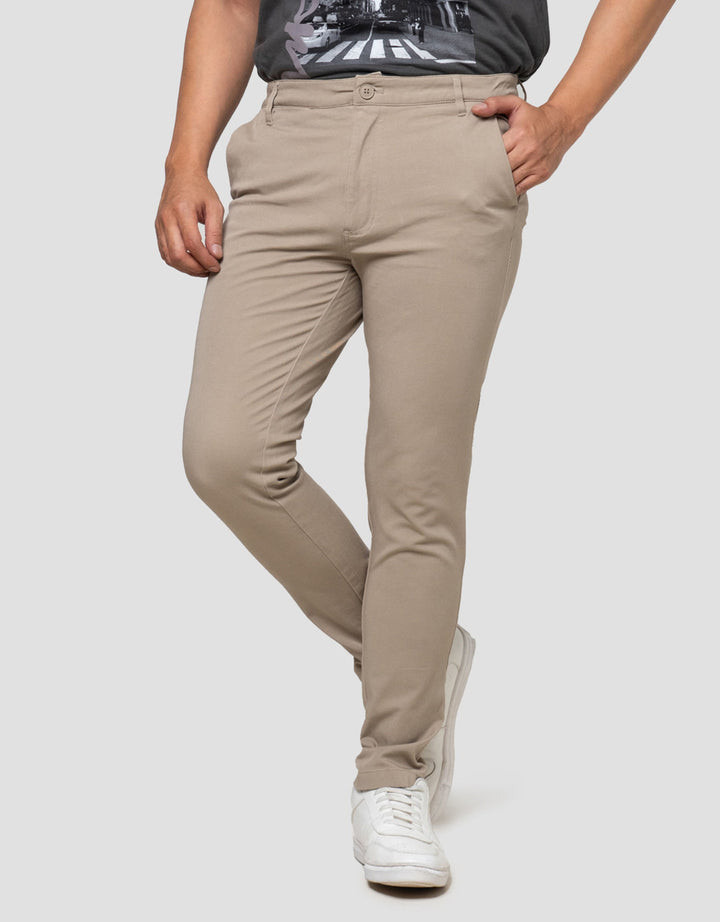 Nevada Woven Slim Fit 4Way Stretch Celana Chinnos Pria