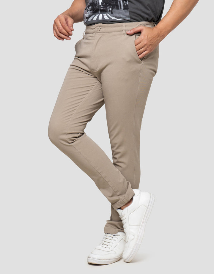 Nevada Woven Slim Fit 4Way Stretch Celana Chinnos Pria