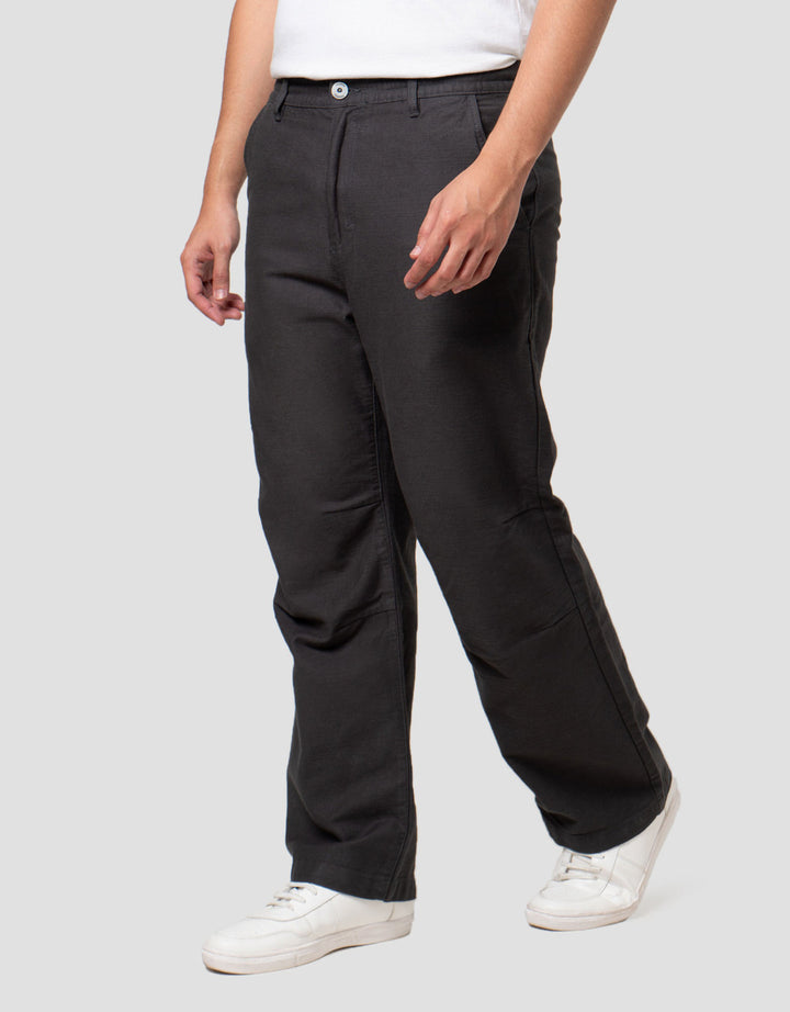 Nevada Woven Pull On Texture Loose Fit Celana Chinos Pria