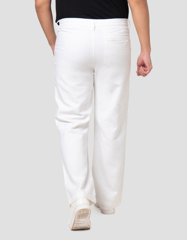 Nevada Woven Pull On Texture Loose Fit Celana Chinos Pria