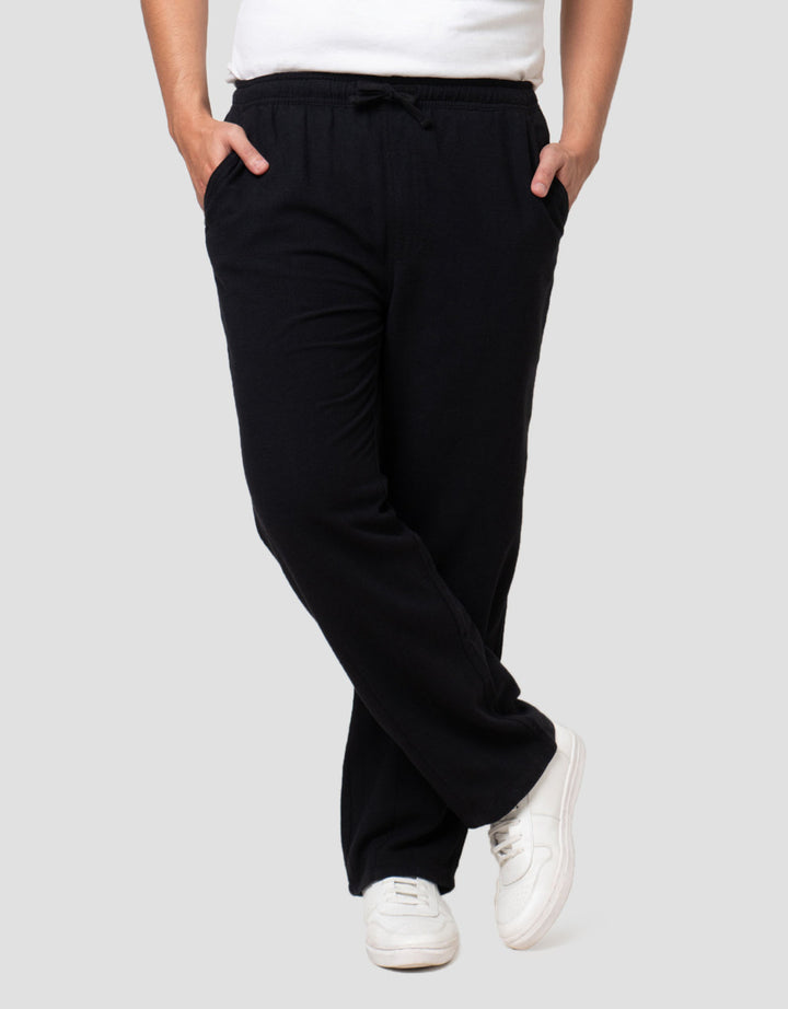 Nevada Woven Texture Loose Fit Celana Chinos Pria